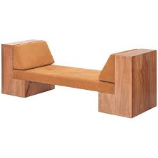 Ini Daybed In Solid Wood And Natural Leather Furniture Projects Wooden Creative Furniture