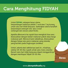 Pada artikel ini, kami akan berkongsi dengan anda semua mengenai cara bayar fidyah dan juga yang berkaitan dengan fidyah ganti puasa. Fidyah Portal Donasi Dompet Dhuafa