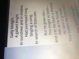 Check spelling or type a new query. How Do The First 2 Stanzas Help Readers Gain Meaning From The Poem A They Help Readers Visualize The Brainly Com