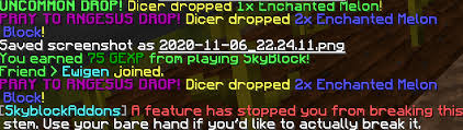 Gem dust to level up my empowered; First Ever Double Pray To Rngesus Drop From Melons Hypixel Minecraft Server And Maps