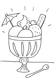 Dibujo Helado Para Colorear