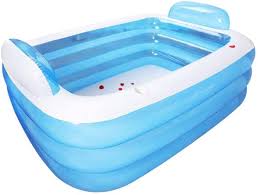 Dimensions are roughly 90 x 90, with 18 sidewalls. Inflatable Pools Aren T Just For Kids Anymore These Start At Under 75 Apartment Therapy