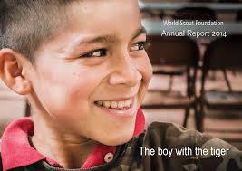 The boy with the tiger