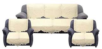 Browse our two seater fabric sofa range for modern and traditional designs. Buy Kuber Industries 10 Pieces Cotton 5 Seater Sofa Cover Set Cream Online At Low Prices In India Amazon In