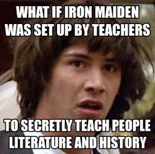 We know eddie can act up a bit with the killer krew but he's always on his best behaviour with the band. Here Are 12 Best Iron Maiden Memes To Make Your Day Music News Ultimate Guitar Com