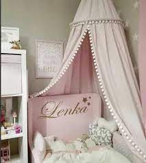 Kids bed canopy with lace hanging mosquito net for baby crib nook castle game tent nursery play room decor (white) lovelypeachmint. Cotton Baby Room Decoration Balls Mosquito Net Kids Bed Curtain Canopy Round Crib Netting Tent Photography Props Baldachin Kids Bed Canopy Baby Bed Canopy Kids Canopy