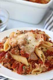 Delicious Baked Ziti Recipe Baked Ziti Pasta Dishes Delicious Tomato Sauce