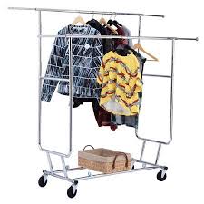 Maybe you would like to learn more about one of these? Buy Commercial Grade Collapsible Cloth Rolling Double Garment Rack Hanger Holder From Walmart Canada Shop For Rolling Garment Rack Clothing Rack Garment Racks