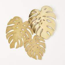 16h x 3w x 9.75d; Monsteraleaveswalldecorf17 Leaves Wall Decor Monstera Leaf Buy Wall Decor