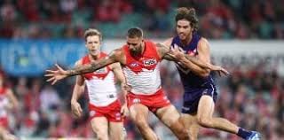 The swans and dockers clash in round 19. 7vsh4qjgk Tiim
