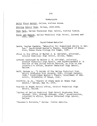 The dallas area ranking contains schools from fort worth, arlington and the city itself. A History Of The Crozier Technical High School Of Dallas Texas Page 104 Unt Digital Library