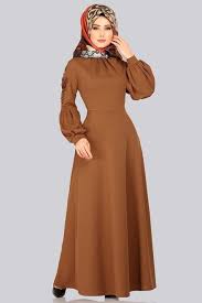 Modaselvim Elbise Kolu Gupurlu Elbise 5483mp186 Taba Muslim Fashion Hijab Outfits Muslimah Fashion Outfits Muslim Fashion Dress