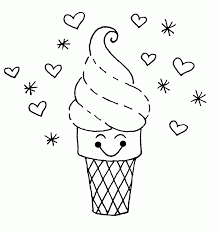 Cute ice cream cone coloring page. Cute Ice Cream Coloring Page Free Printable Coloring Pages For Kids