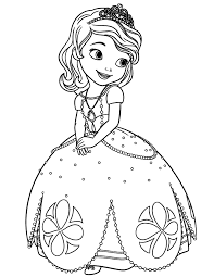 Overlay ~ works with all skin colors. Sophie The First Coloring Pages Coloring Home