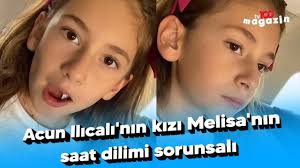 O anları sosyal medya hesabından paylaştı. Acun Ilicali Nin Kizi Melisa Nin Saat Dilimi Sorunsali Youtube