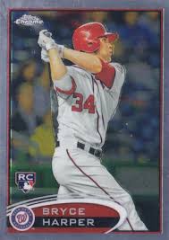 Washington nationals optioned bryce harper to syracuse chiefs. Bryce Harper Rookie Card Checklist Prospect List Buying Autographs