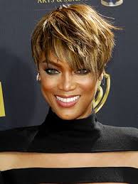 We Re Mesmerized By This Cool Product From Tyra Banks S New Beauty Line Tyra Banks Short Hair Tyra Banks Hair Edgy Hair