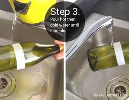Once the glass is scored, you can then break it cleanly along the score line. Bottle Cutting How To Cut Glass Bottles