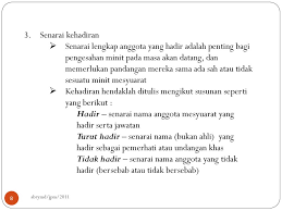 Selain dijadikan borang kehadiran, borang ni juga sesuai untuk dijadikan senarai semakan buku ni contoh borang yang dah siap untuk diisi. Minit Mesyuarat Berkualiti Ppt Download