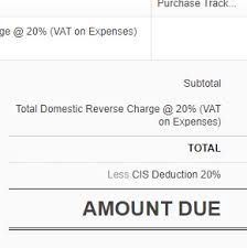 Domestic reverse charge invoice template. 2