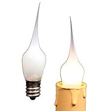 Creative Hobbies Mini Country Style Silicone Dipped Candle Light Bulbs 3 Watt Pack Of 10 Bulbs Walmart Com Walmart Com