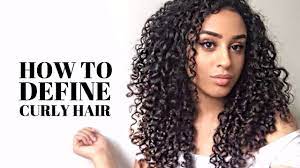 Current curly hair routine for definition and volume. How To Define Naturally Curly Hair Shingling Method Youtube
