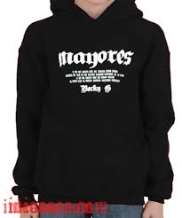 Older) is a song by american singer becky g with puerto rican singer bad bunny. Mayores Becky G Black Hoodie Pullover