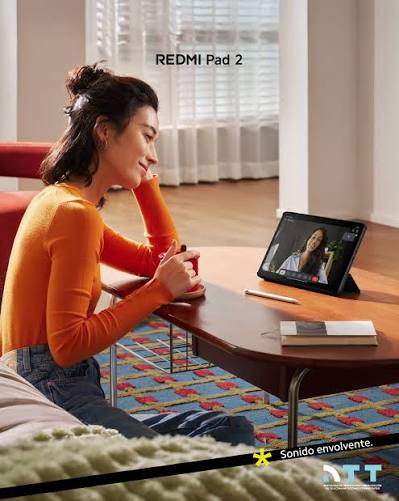 Redmi Pad 2, más que una tablet, tu compañera de estudio, trabajo y maratones. 🖥️ Pantalla grande y nítida 🔊 Sonido envolvente que te atrapa ⚡ Potencia para todo el día Haz más, disfruta más.