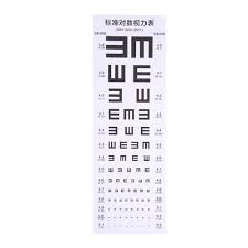 amazon com healifty standard eye chart waterproof vision