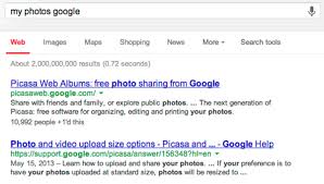 With back up & sync, google photos will upload and store any photos from your phone automatically. My Photos Google Now Lets Find Your Google Photos Within Search