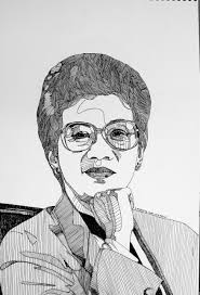Pres Cory Aquino Pen Drawing Drawings Art
