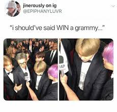 Army tweets coz bts grammy nominated artists. Bts X Grammy Army Memes Amino Army Memes Bts Memes Bts Funny