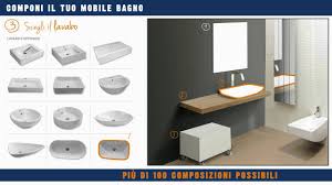 Serie Dolomite Combo 10 Componi Il Tuo Mobile Bagno Bricoman Italia Youtube