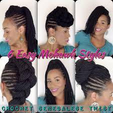 You can also give a mohawk add on to it. Crochet Mohawk Hairstyles Braids Bpatello