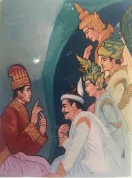 Wi Du Ya And 4 King Of Different Dimensions Thailand Art Myanmar Art Myanmar Flag