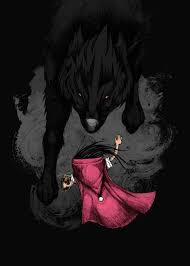 Big Bad Wolf Poster Print By Steven Toang Displate In 2021 Red Riding Hood Art Wolf Art Print Little Red Ridding Hood