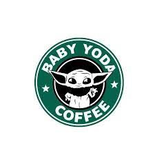 Baby Yoda Coffee Svg Mandalorian Star Wars The Child Disney Starbucks Cricut Silhouette Dxf Pdf Png Eps D Yoda Wallpaper Disney Starbucks Yoda Images