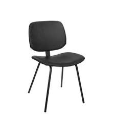 stoel carson zwart ijzer en kunstleer 80x46x52 cm kopen karwei stoelen kunstleer stoel karwei