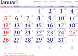 Berbeda dengan kalender masehi yang menggunakan peredaran matahari, kalender hijriyah digunakan oleh umat islam. Kalender 2020 Lengkap Dengan Pasaran Jawa Sosialpost