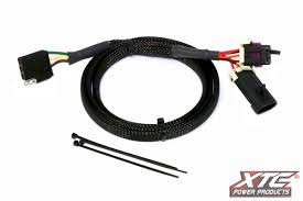 20' wiring harness for towing vehicles up to 80 wide. Universal Plug And Play 3 Way Connector To 4 Pin Trailer Light Adapter Xtc Power Products