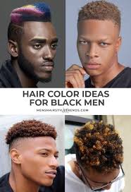 Hair Color Options For Men