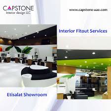 Office Commercial Interior Design Project Etisalat Showroom Is One Of The Many Projects Caps Commercial Interior Design Interior Fit Out Commercial Interiors