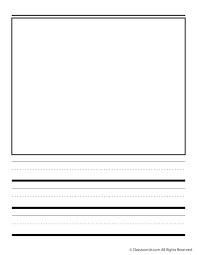These versions of lined paper include small and normal sized lines as well as layouts with spots check out this collection of printable writing paper for kids. Handwriting Paper With Box Portrait Woo Jr Kids Activities