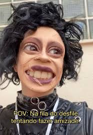 Coringa e Edward Mãos de Tesoura: Humor e Cosplay