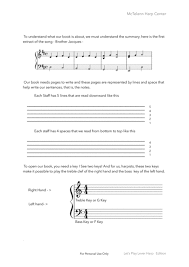Sight Reading For Lever Harp Beginner Music Sheet Download