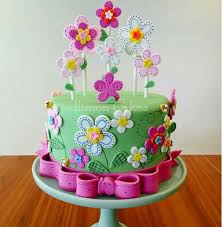 Birthday Cake And Flowers Pictures Primavera Birthday Cakes Girls Kids Girl Cakes Birthday Cake With Flowers