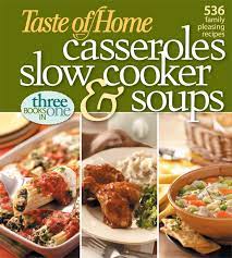 For a hearty and satisfying meal, serve the chicken stew with dinner rolls or biscuits. Taste Of Home Casseroles Slow Cooker And Soups Casseroles Slow Cooker And Soups 536 Family Pleasing Recipes Taste Of Home 9780898216141 Amazon Com Books