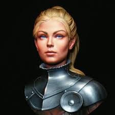 FORsale Hello everyone! This bust I've painted to prepare myself to the  painting workshop and I'm really happy how she turned out. I was focused