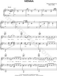 print and download vienna sheet music by billy joel sheet