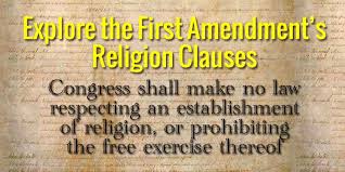 In the united states, church and state—the government—must remain separate according to the establishment clause of the first amendment to the u.s for more information about an earlier court case dealing with separation of church and state, read about everson v. First Amendment S Two Religion Clauses Bjc